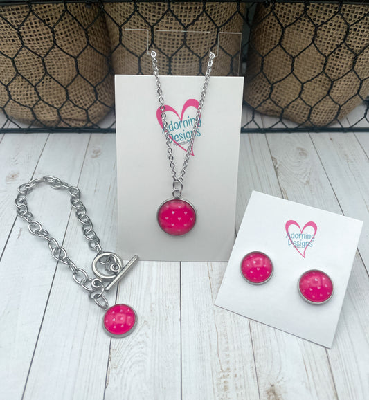 One and only pink heart Set